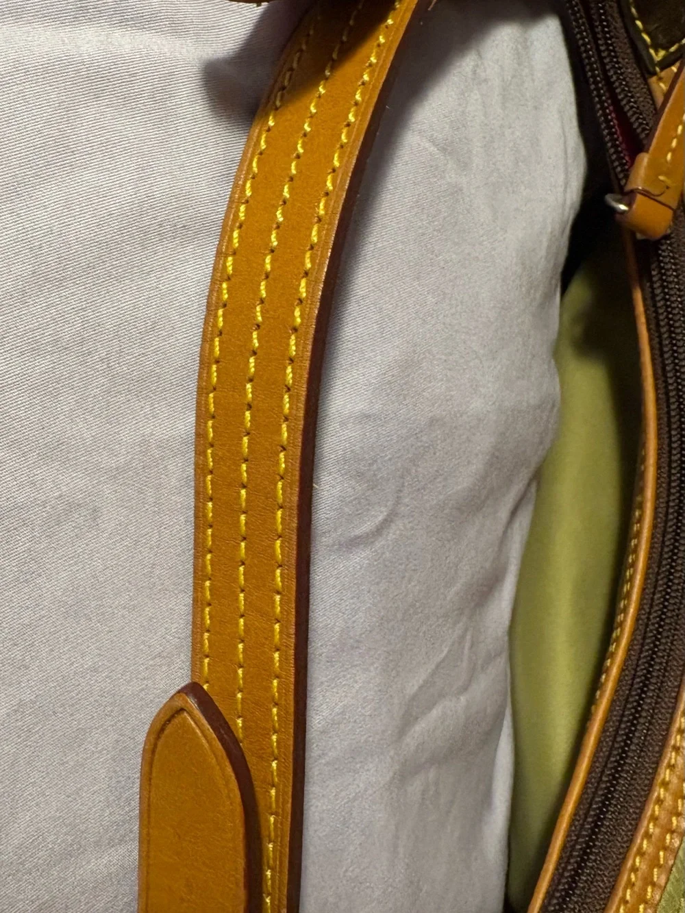 Dooney & Bourke Nylon Large Erica Shoulder Bag - Green / Pink
